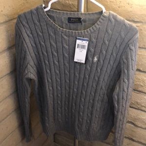 Polo Ralph Lauren grey sweater. Size L